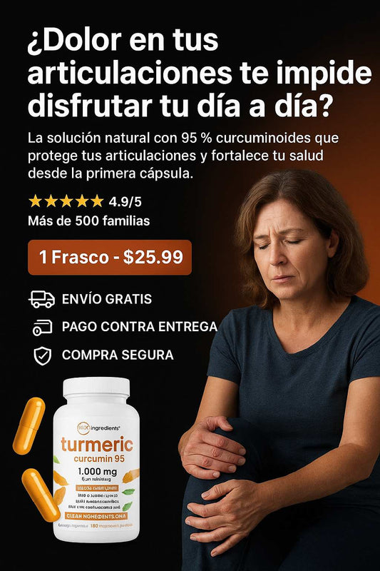 Cápsulas de Cúrcuma-Alivio articular rápido